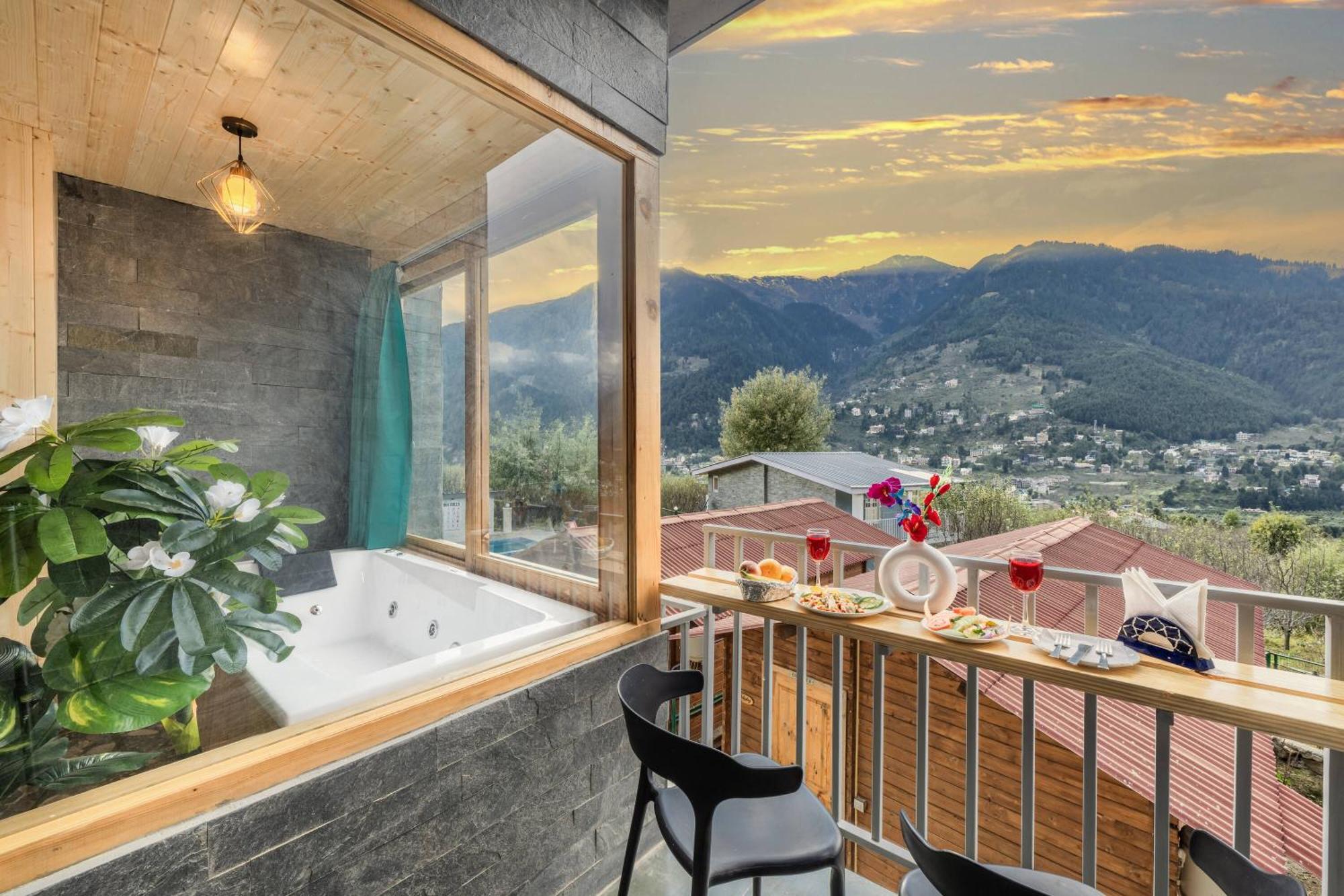 Echor Himalayan Heights Luxe Manali Hotel Bagian luar foto